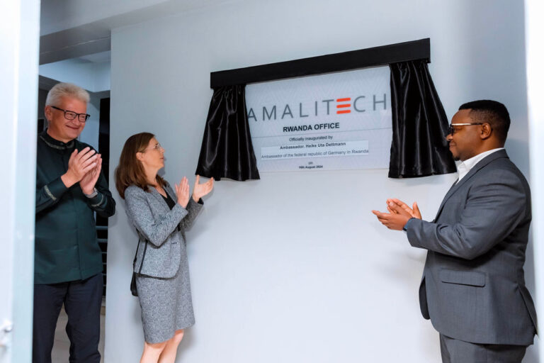 People clapping at Amalitech Rwanda Inauguration